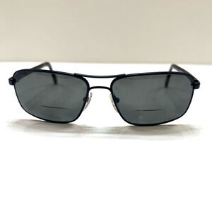 Steroflex Eyeglasses Sunglasses Frame Men's 58-16-140 Metal Full Rim Black/Brown